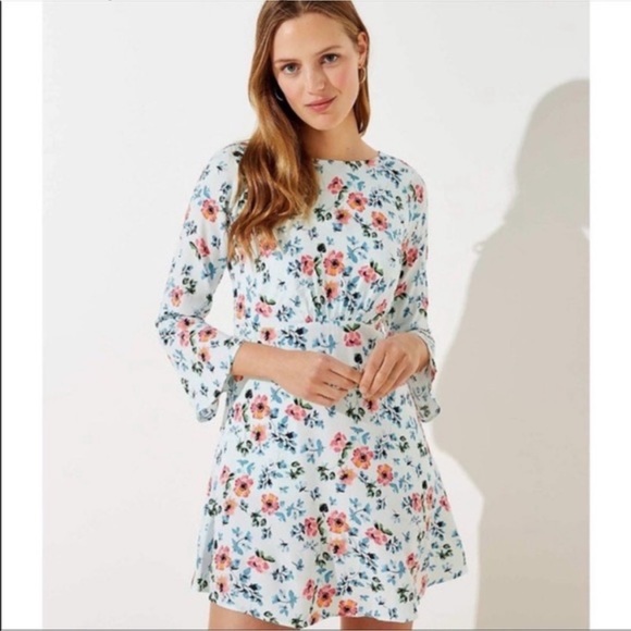 LOFT Dresses & Skirts - NWT LOFT Floral Mini Dress Size 0 Petite